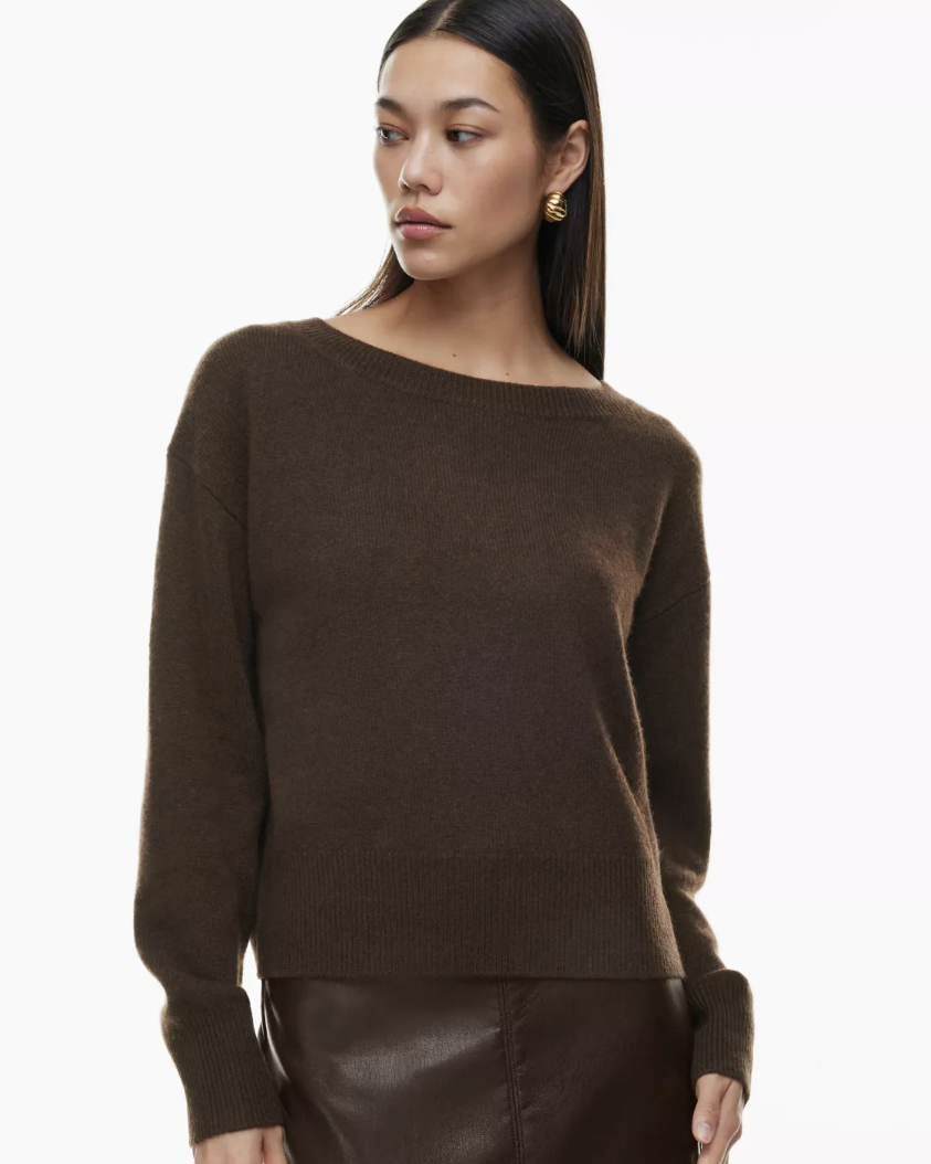Luxe Cashmere Session Boatneck Sweater