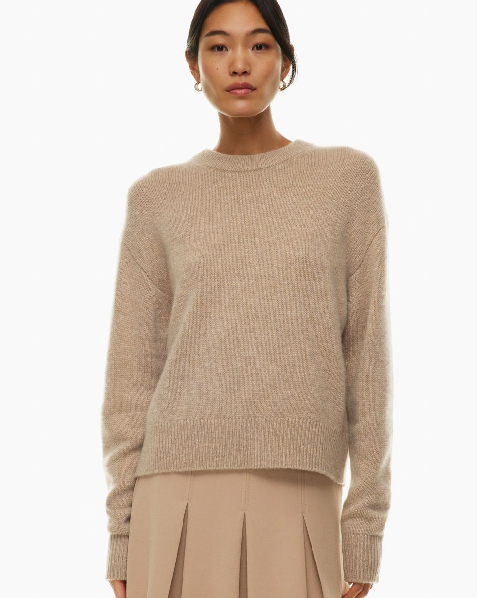 The Group by Babaton LUXE CASHMERE CLASSIC CREW