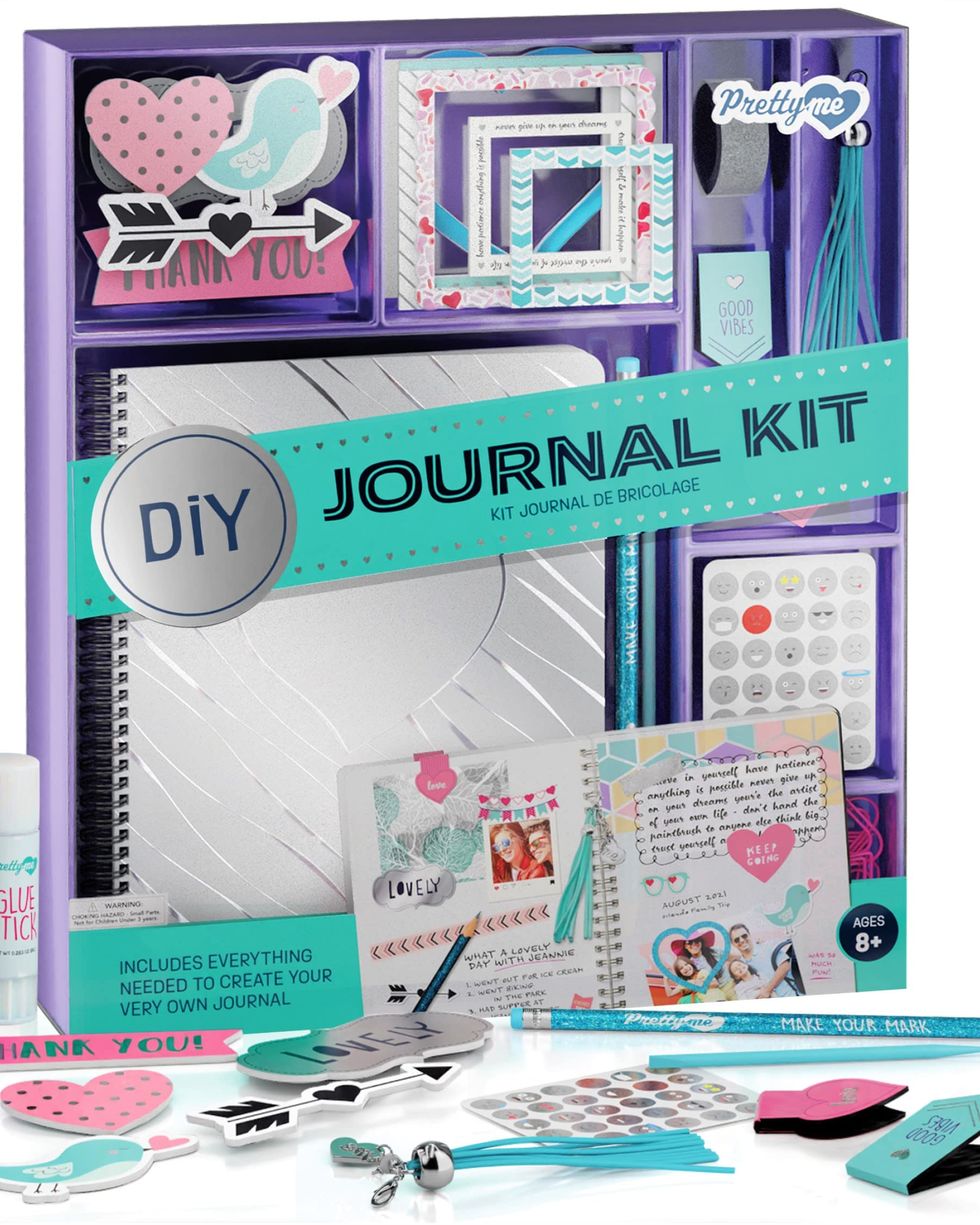 2-Pack DIY Journal Kit - Gifts for Girls Age of 8 9 10 11 12 13 Years Old - Art & Crafts for Tween Kids - Girls Gifts Birthday Ideas - Teen Girls