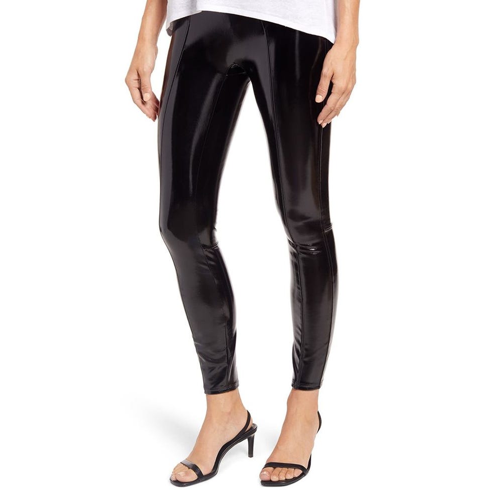 Faux Patent Leather Leggings