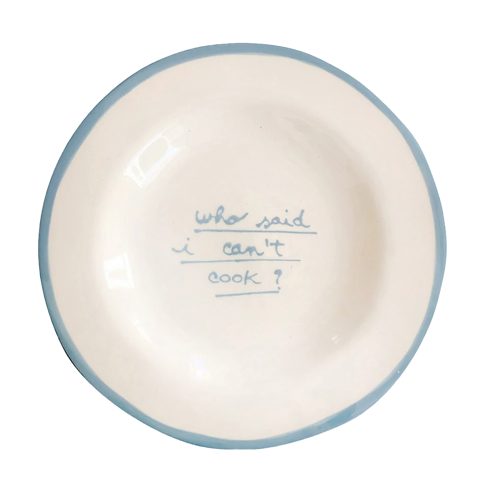 Laetitia Rouget Cook Hand-Painted Ceramic Plate