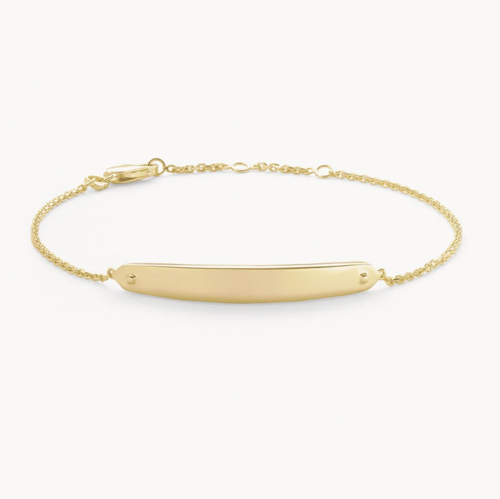 Mattie Bar Delicate Bracelet in 18k Gold Vermeil