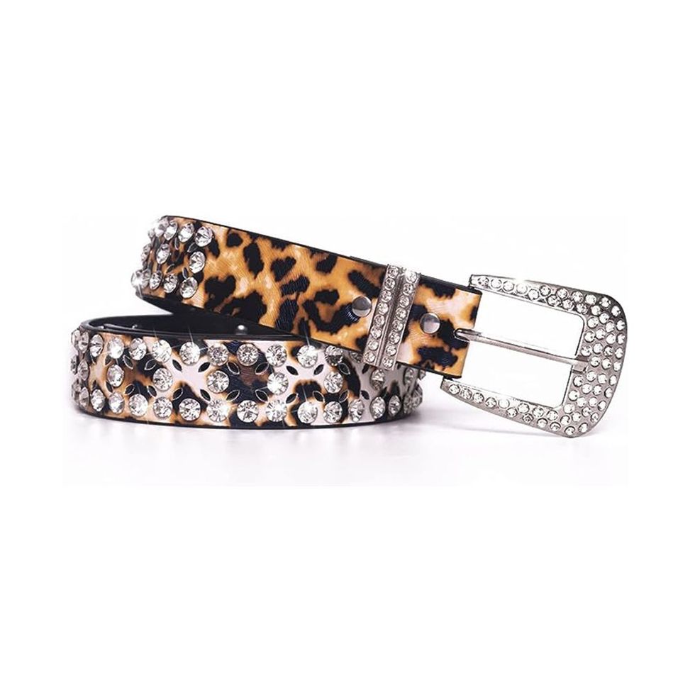 Leopard Print Belt  