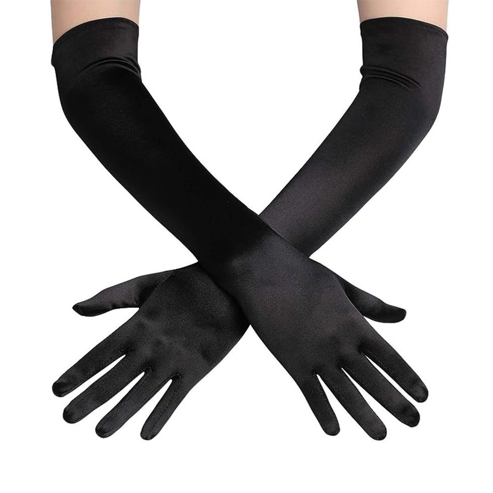 Long Opera Party 20s Satin Gloves