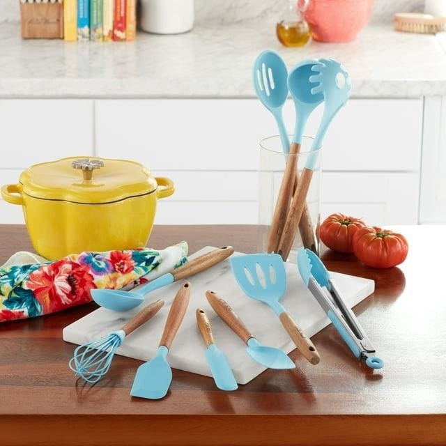 The Pioneer Woman 10-Piece Silicone Cooking Utensils Set