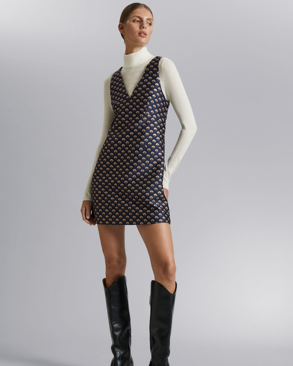 Mini Jacquard Dress