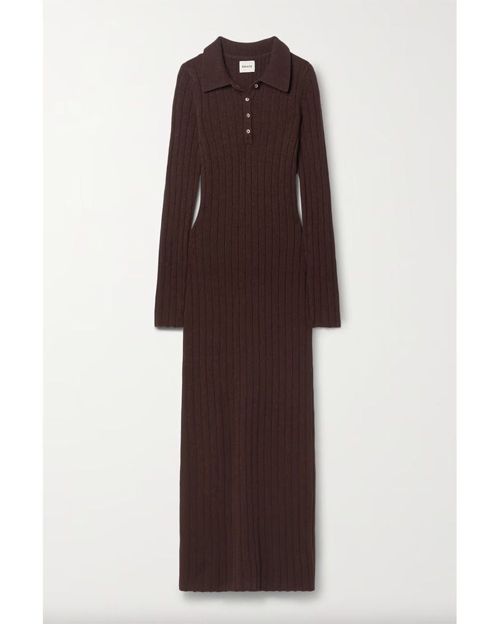 Hans Ribbed-Knit Maxi Dress