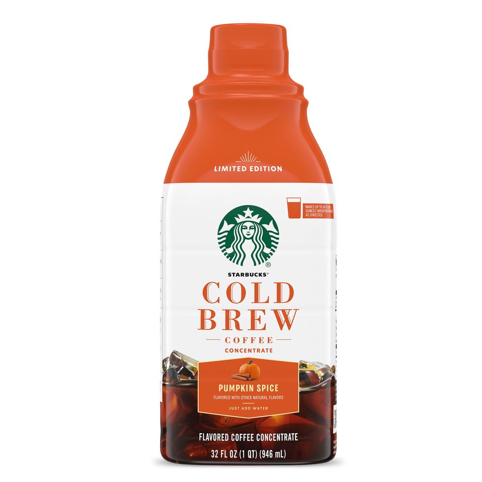 Starbucks Pumpkin Spice Cold Brew Coffee Concentrate