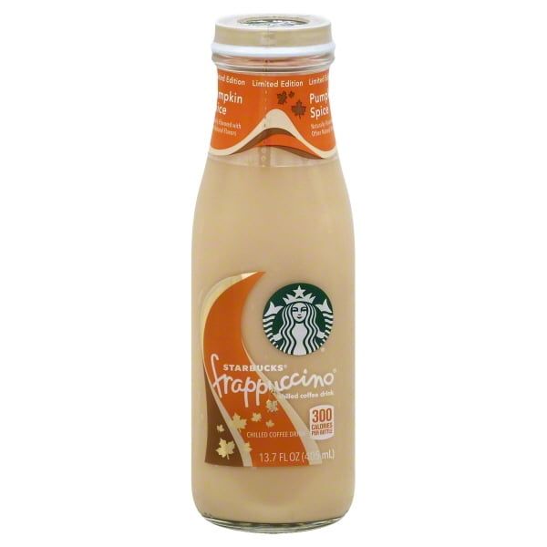 Starbucks Frappuccino Pumpkin Spice Chilled Coffee Drink