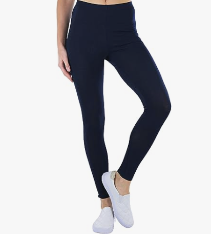 1X 2X 3X Premium Cotton Wide Waistband Long Leggings Yoga Full Length Pants  - Simpson Advanced Chiropractic & Medical Center
