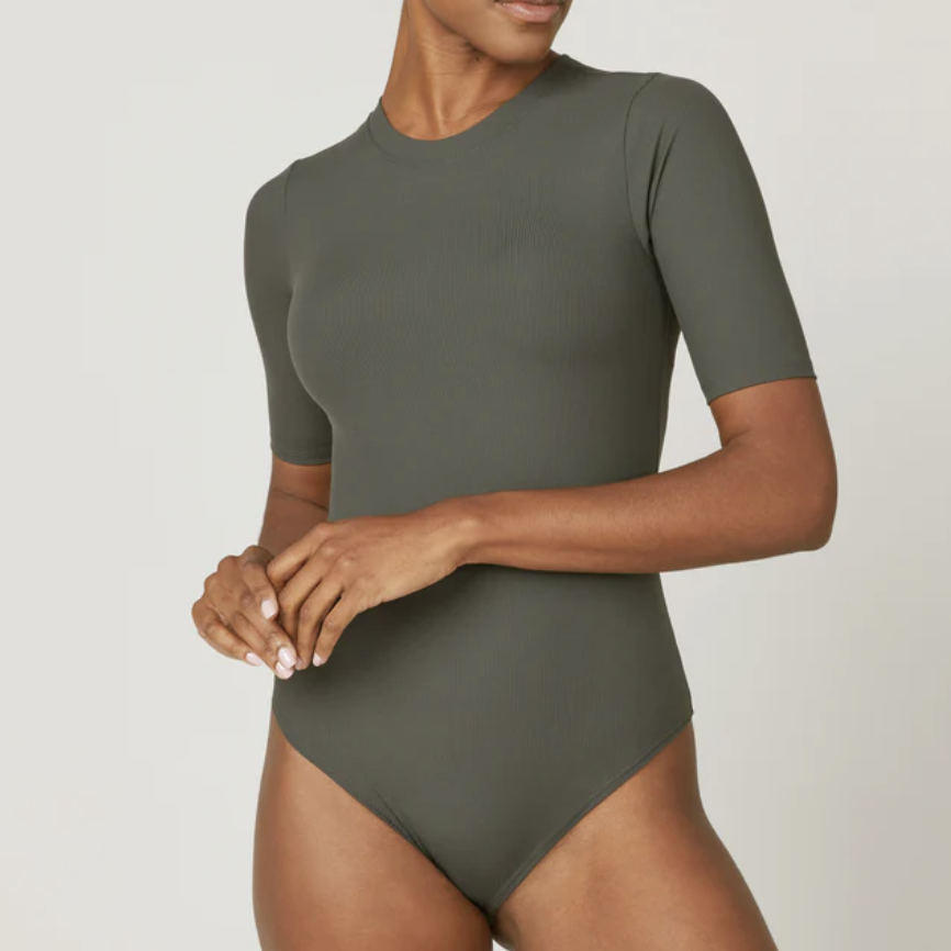 Suit Yourself Ribbed Bodysuit