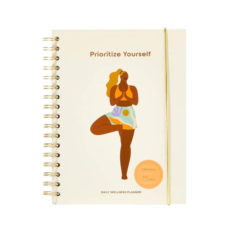 160 Page Prioritize Yourself Daily Wellness Planner 