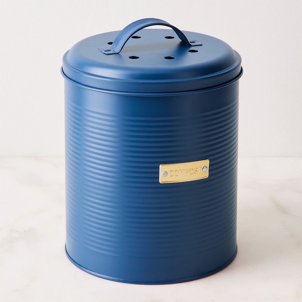 Simplehuman 4 L / 1 Gallon Compost Caddy, Detachable and Countertop Bin