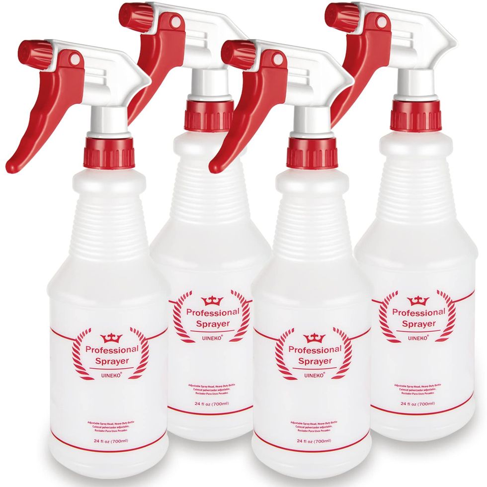 Uineko Plastic Spray Bottle - 4 Pack