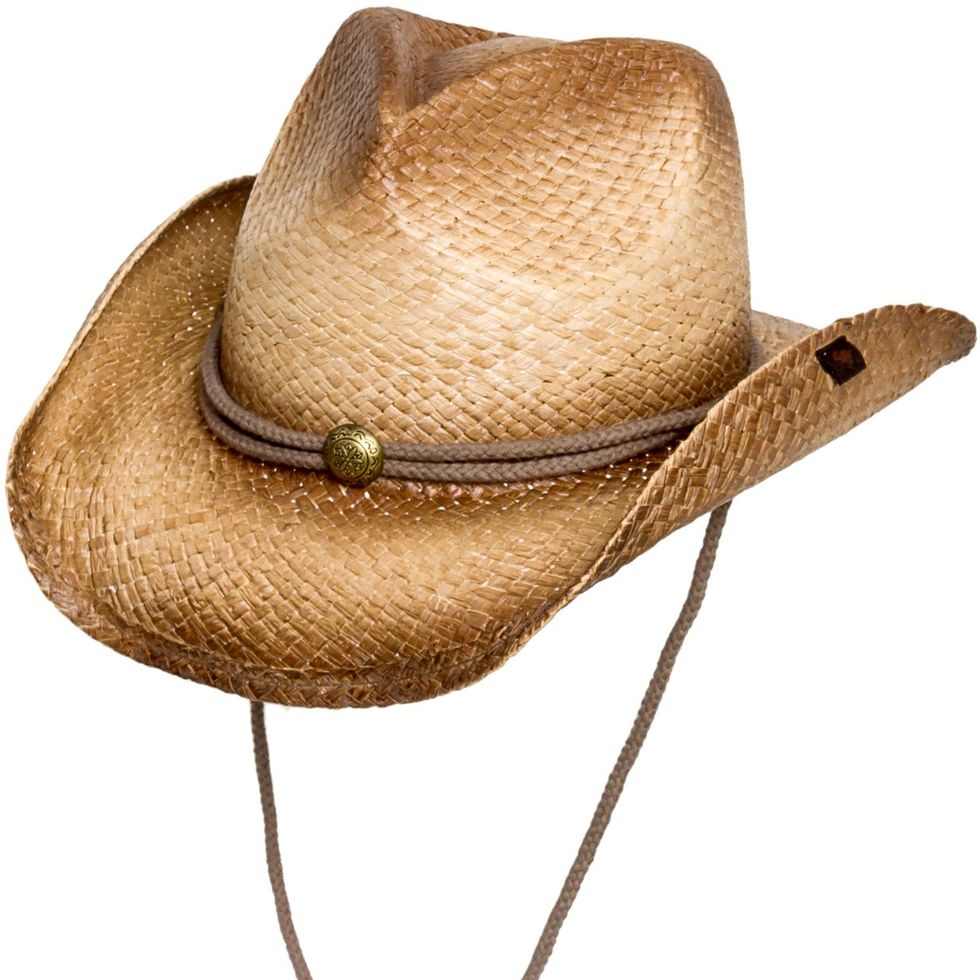 Peter Grimm Mens Straw Cowboy Hat