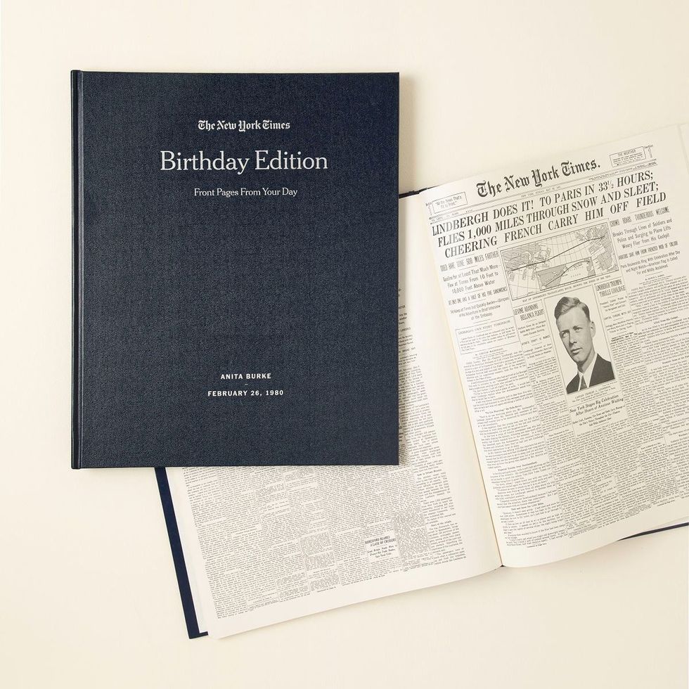 The New York Times Custom Birthday Book