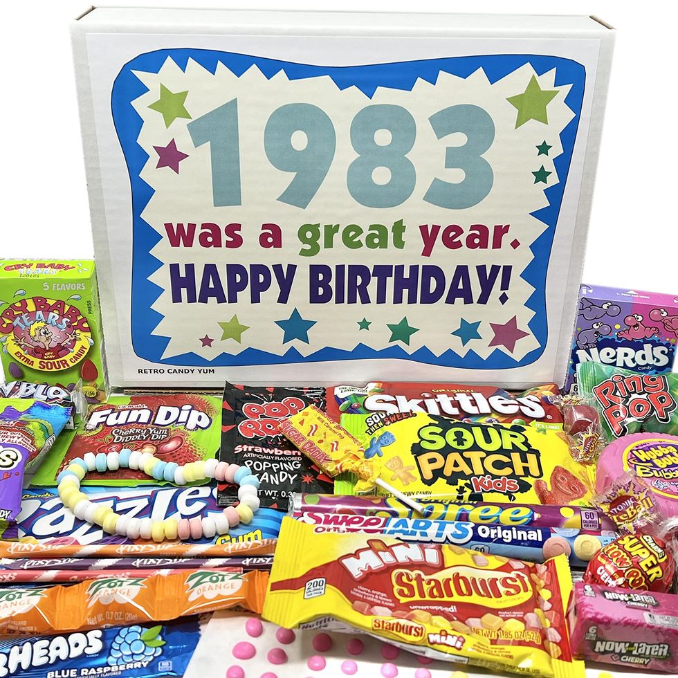 Retro Candy Birthday Gift Box