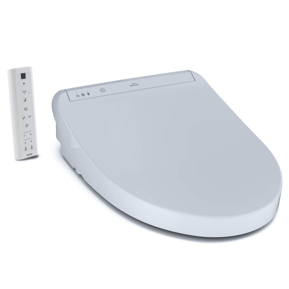 Washlet K300 Electronic Bidet Toilet Seat, Cotton White