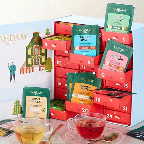 Vahdam 24 Nights of Tea Advent Calendar Gift Set