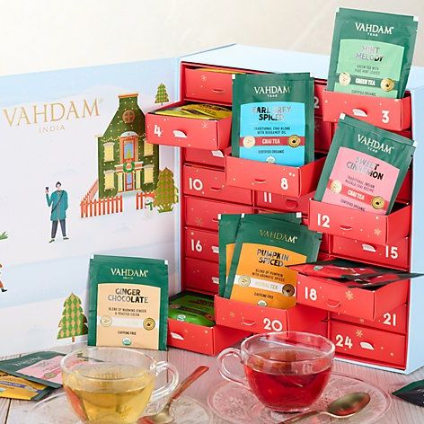 Vahdam 24 Nights of Tea Advent Calendar Gift Set