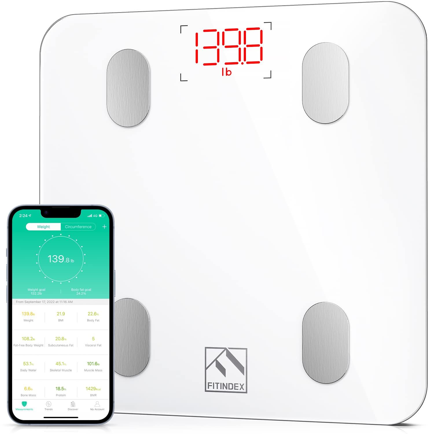 Top body weight clearance scales