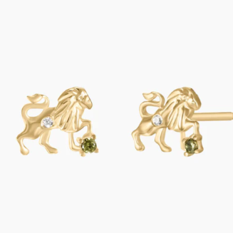 18K Gold Plated Zodiac Earrings