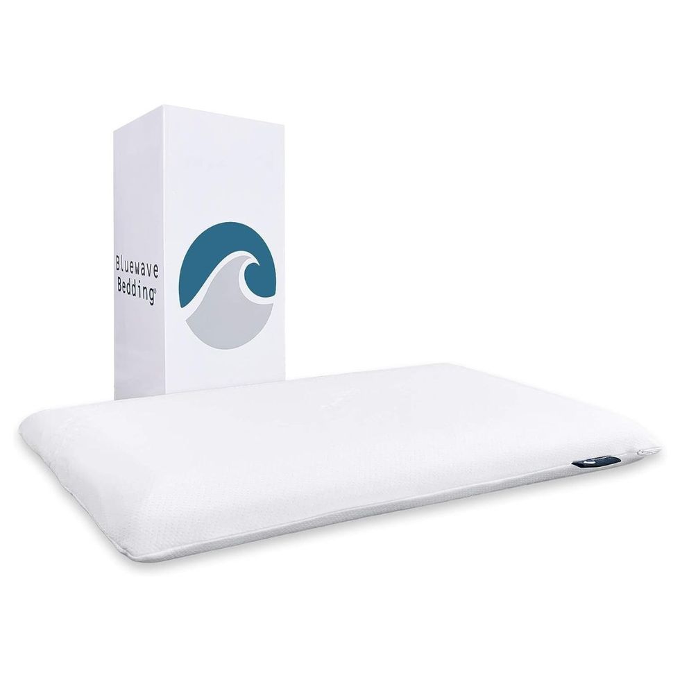 Hyper Slim Gel Memory Foam Pillow for Stomach Sleeper