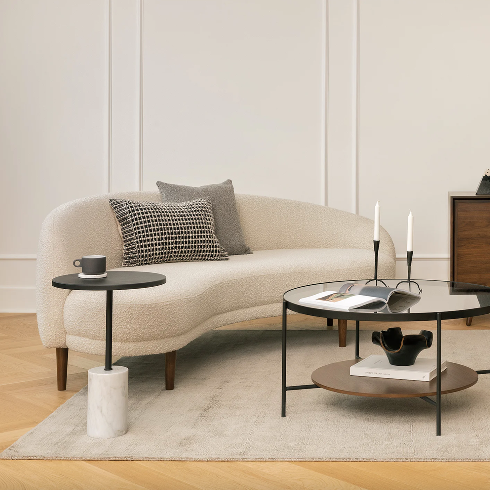 Kayra Ivory Bouclé Sofa Kayra Ivory Bouclé Sofa