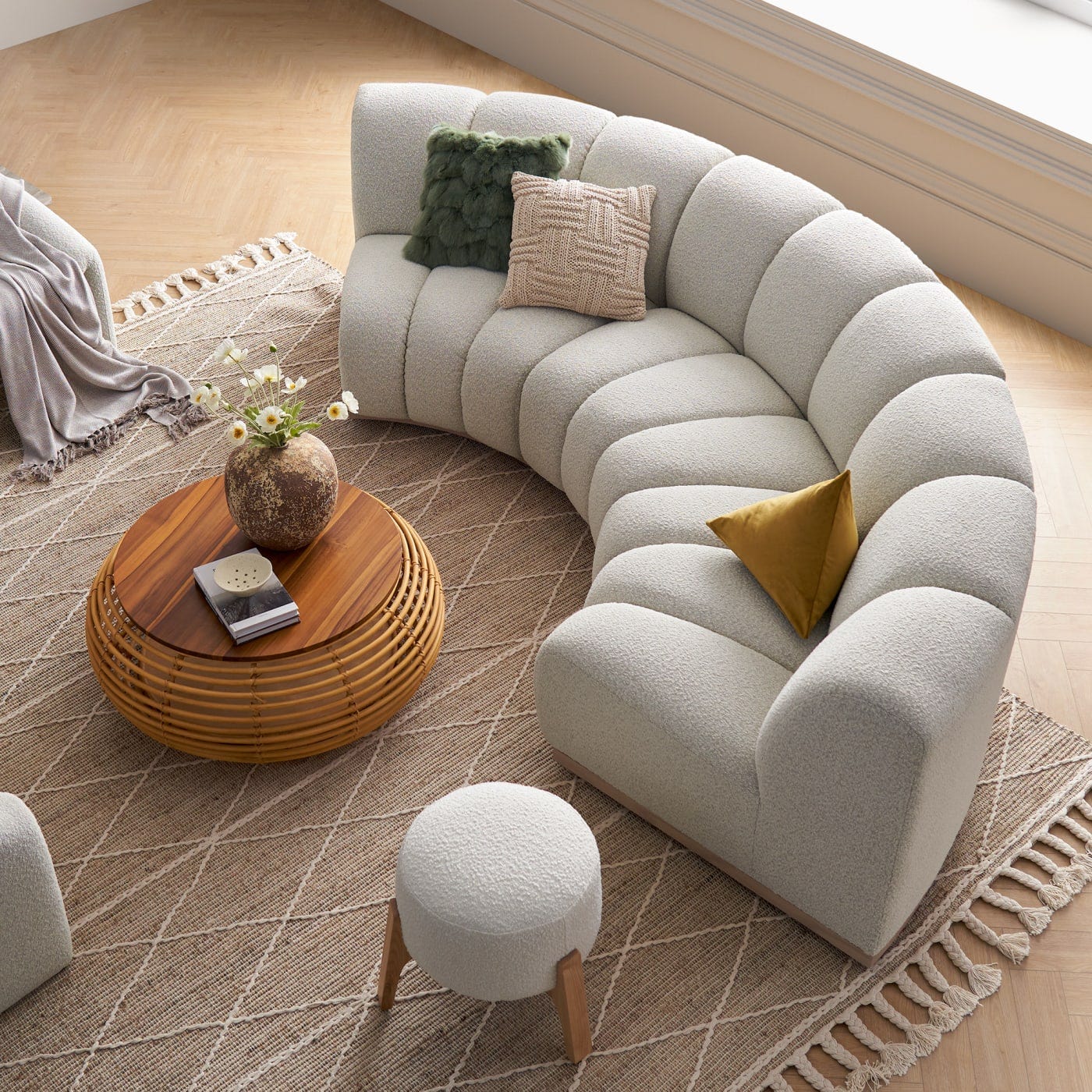 Curved Sofa: A Perfect Fit for Small Apartments