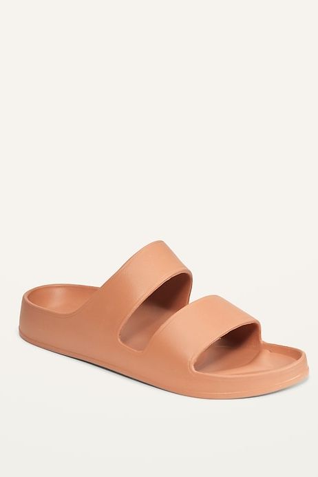 Double-Strap Slide Sandals for Women 