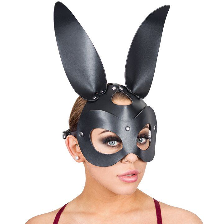 Lola Faux Leather Rabbit Mask