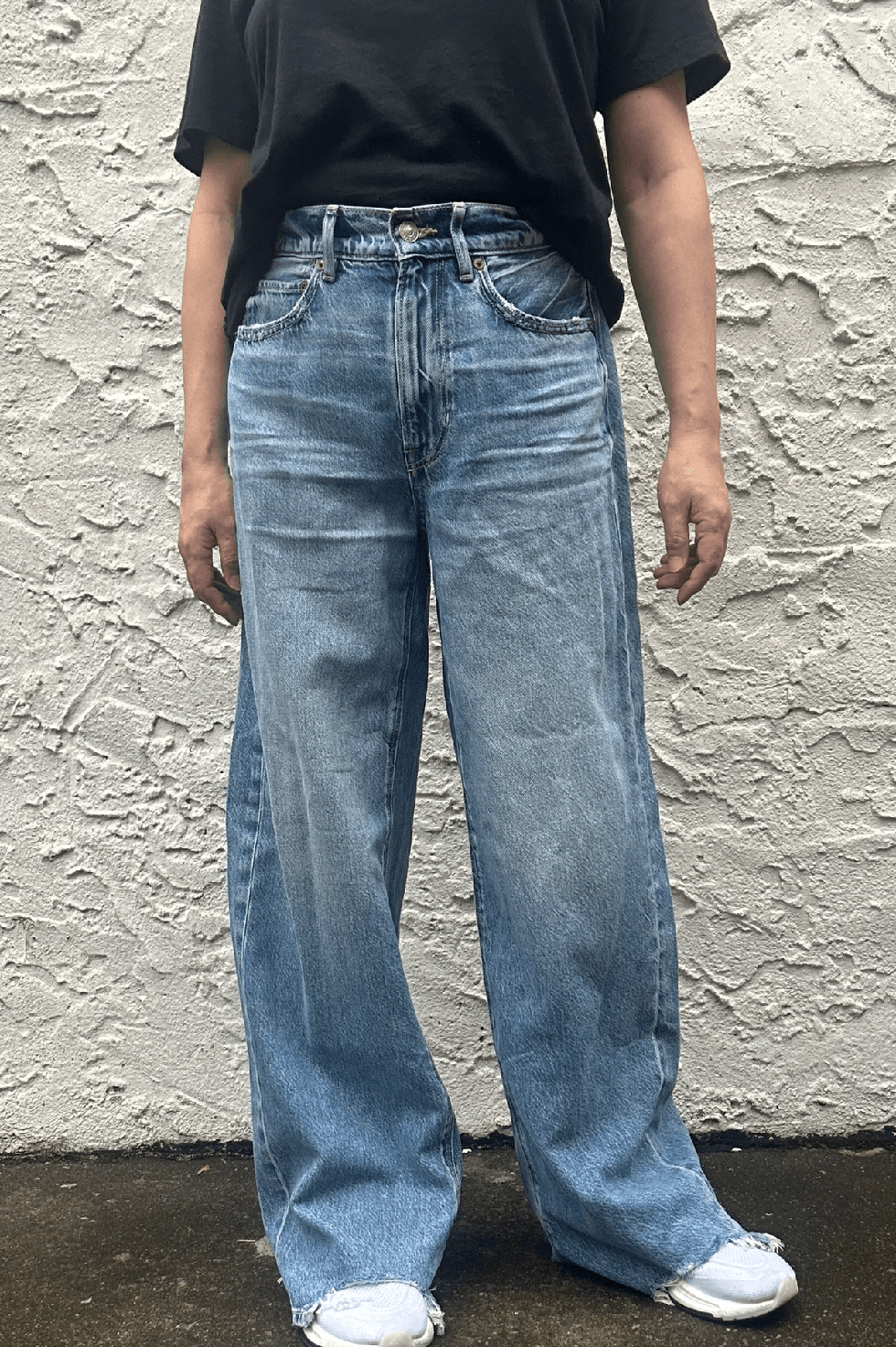 Wide-leg jeans for women 5 foot tall and under - Petite Dressing
