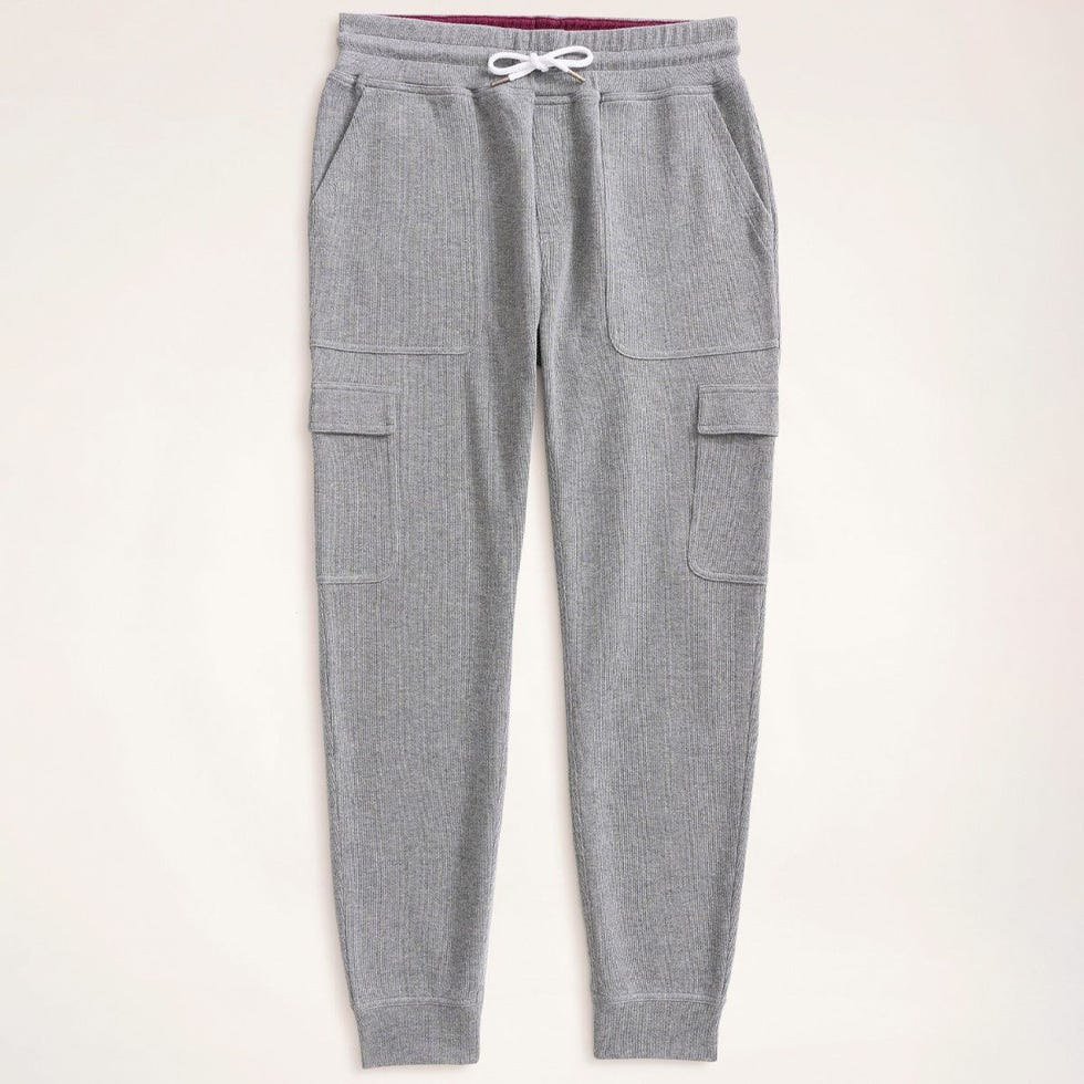 Ribbed French Terry Cargo Joggers