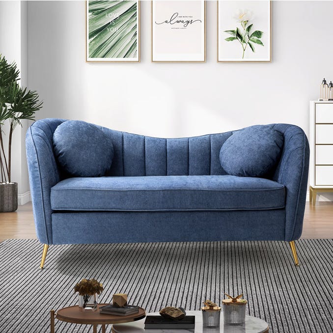 Briyith Curved Loveseat