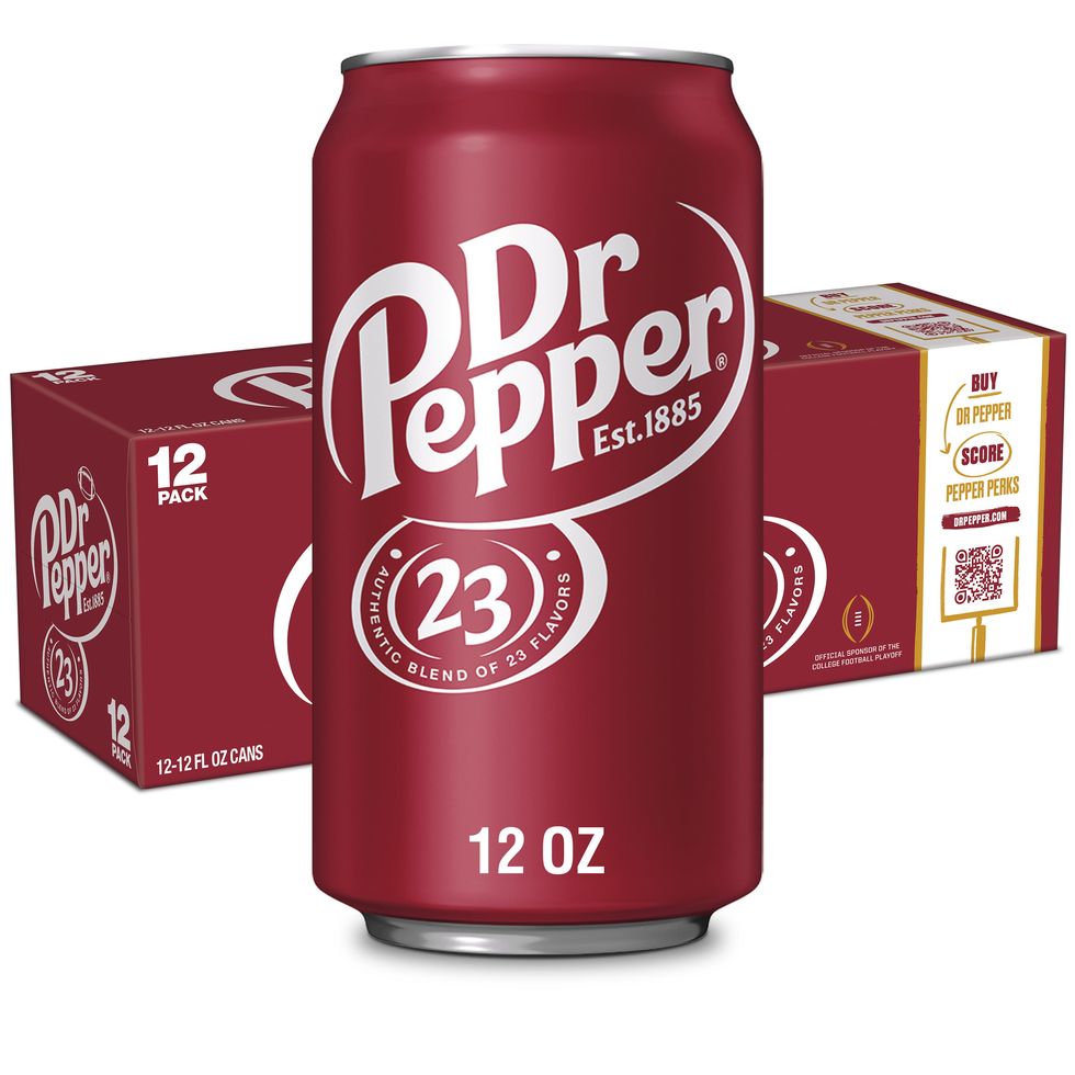 Dr Pepper Soda, 12 pack