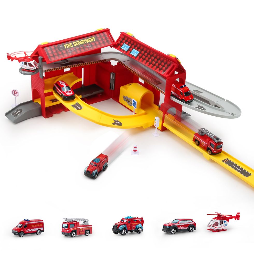 Carros y Camiones de Construcción - Caja de Coches para Niños - Colección  de Juguetes Infantiles 