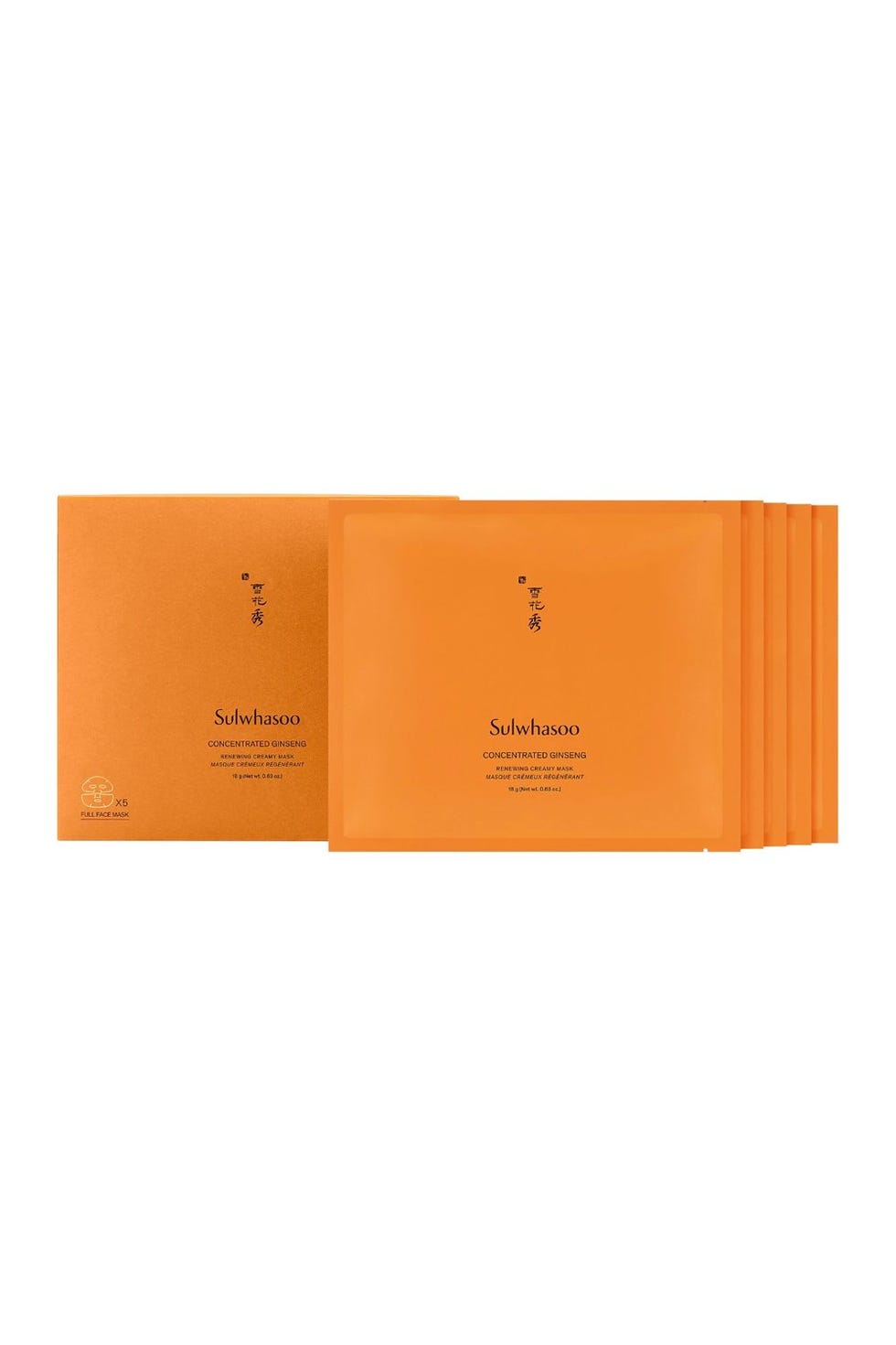 Concentrated Ginseng Renewing Sheet Masks Set of 5 Concentrated Ginseng Renewing Sheet Masks Set of 5