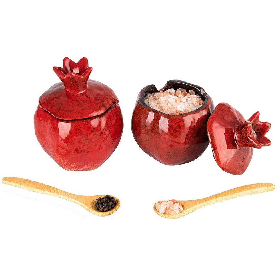 Pomegranate Shaped Ceramic Containers