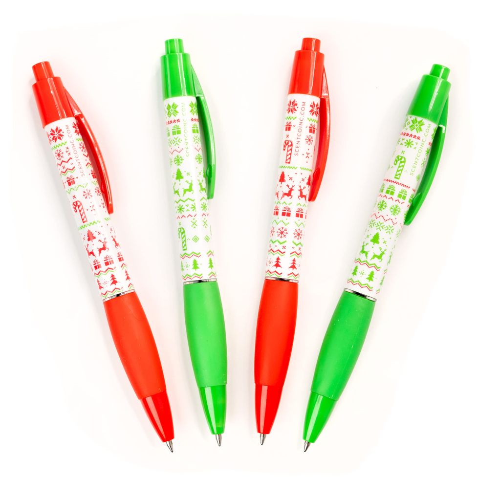 Candy Cane Scented Gel Pens