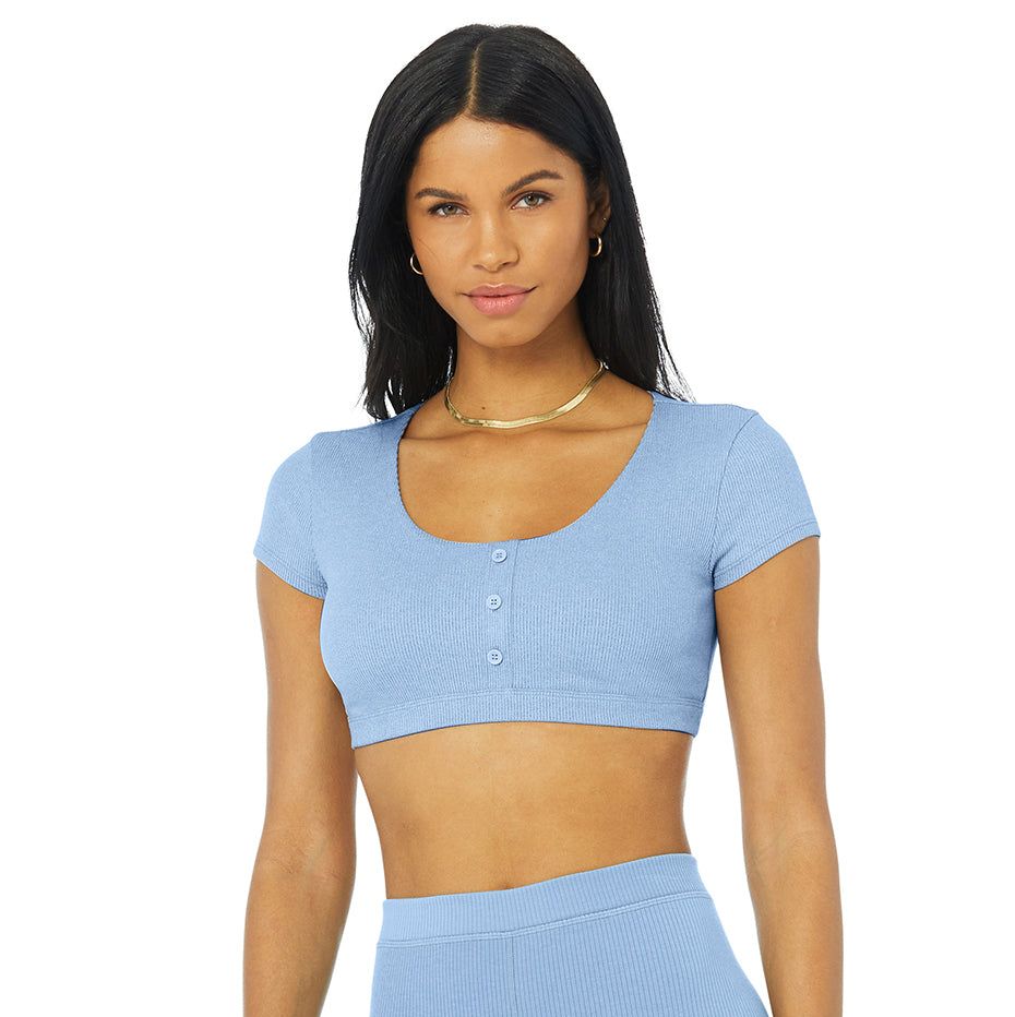 Buy Alo Yoga® High-waist Airlift Short - Alo Blue At 50% Off