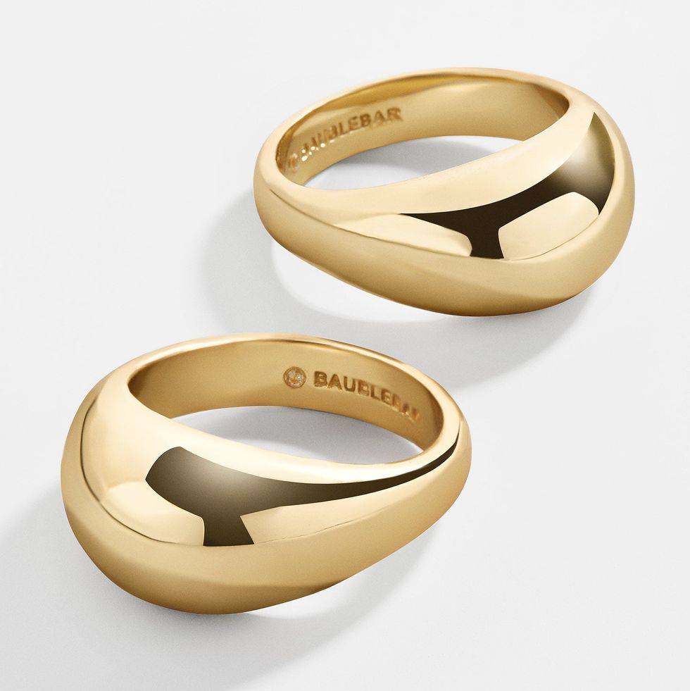 Gold Plated Maro Ring Set