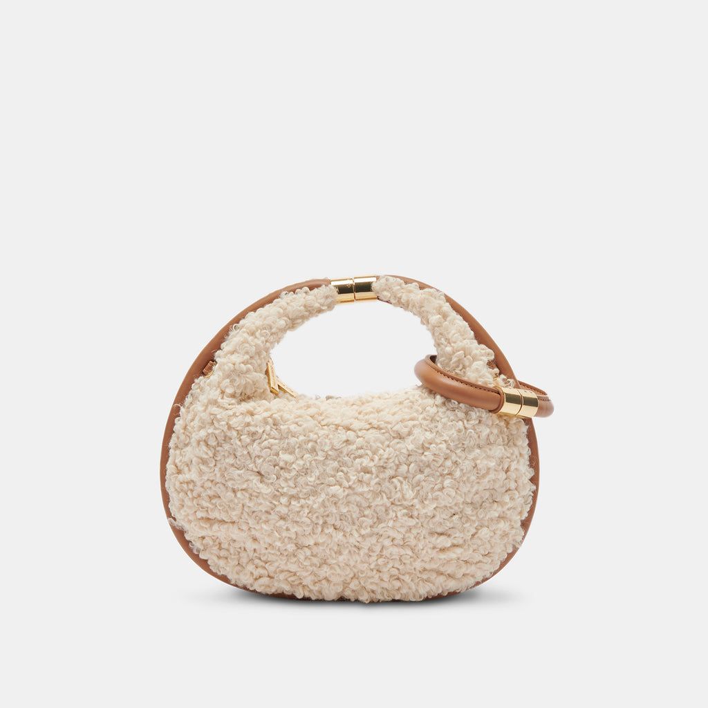 Shearling handbag 2024