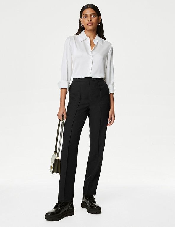 Luxury Ladies Corporate Straight Trouser -coffee Brown | Konga Online  Shopping