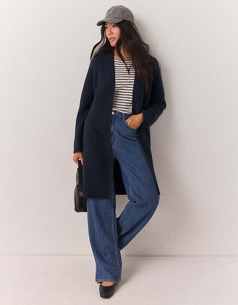 Coatigan with Cashmere-£149