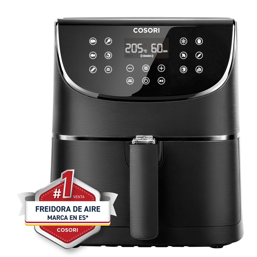 Freidora de Aire 5,5 L, AirFryer con 100 Recetas 