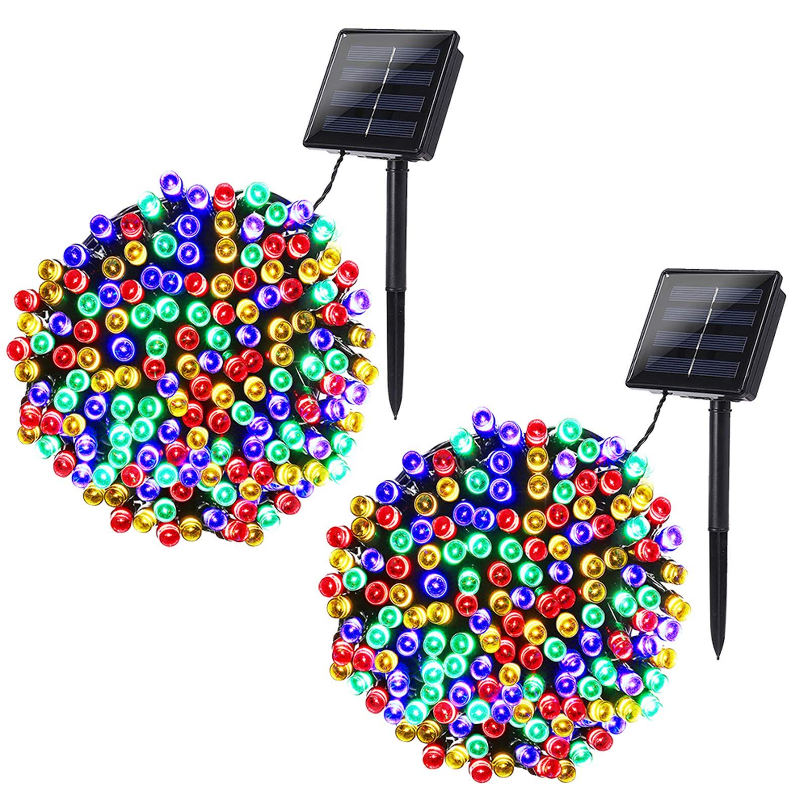 Solar christmas deals string lights