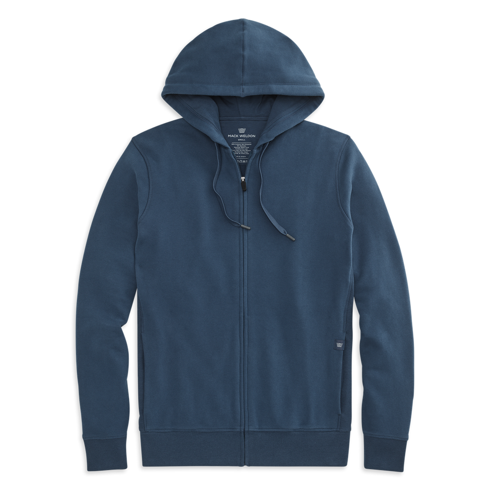 Hooded Full Front Zipper Natural 100% Cotton
