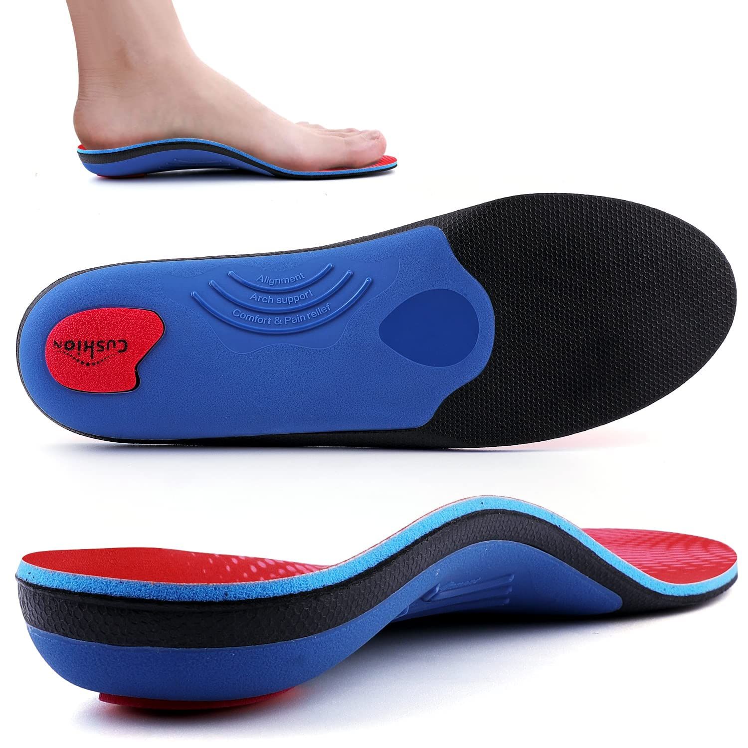 Sof sole arch full length comfort high on sale arch shoe insole for men and women