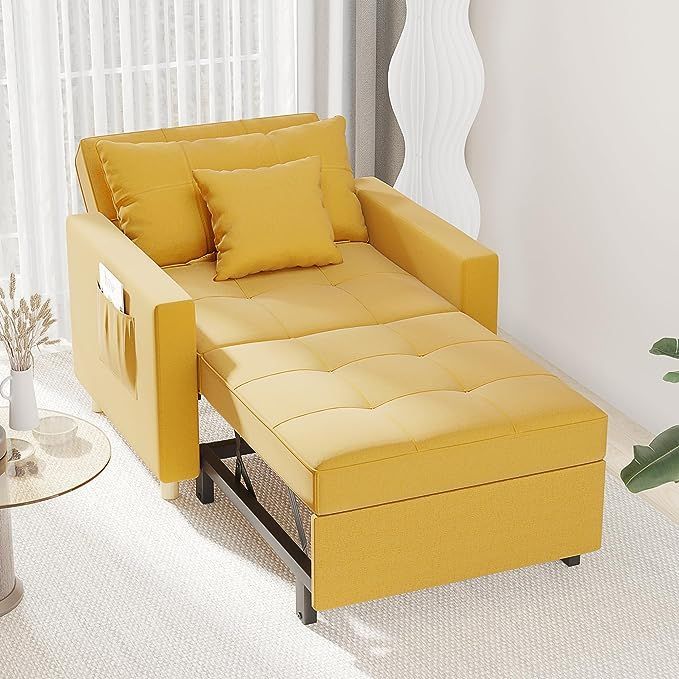 Convertible twin 2025 bed chair