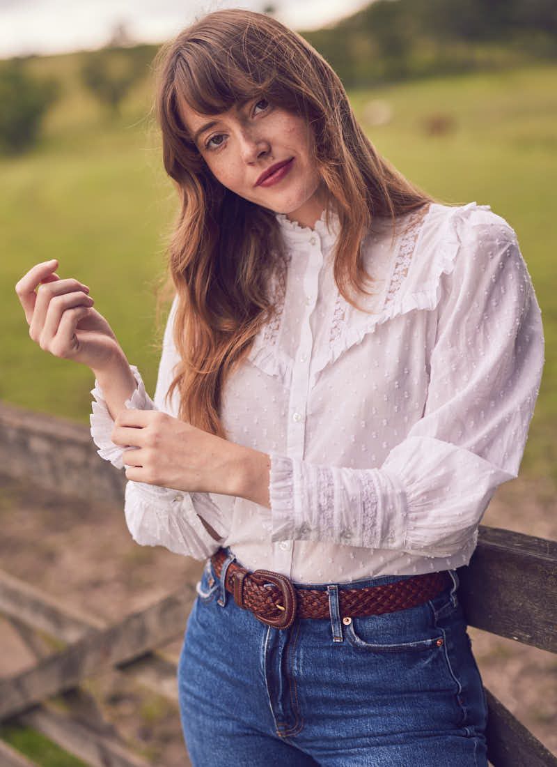 Laura ashley red denim clearance jacket